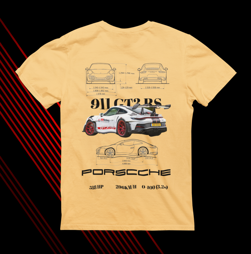 PORSCHE GT3RS CAMISETA DISEÑO 2