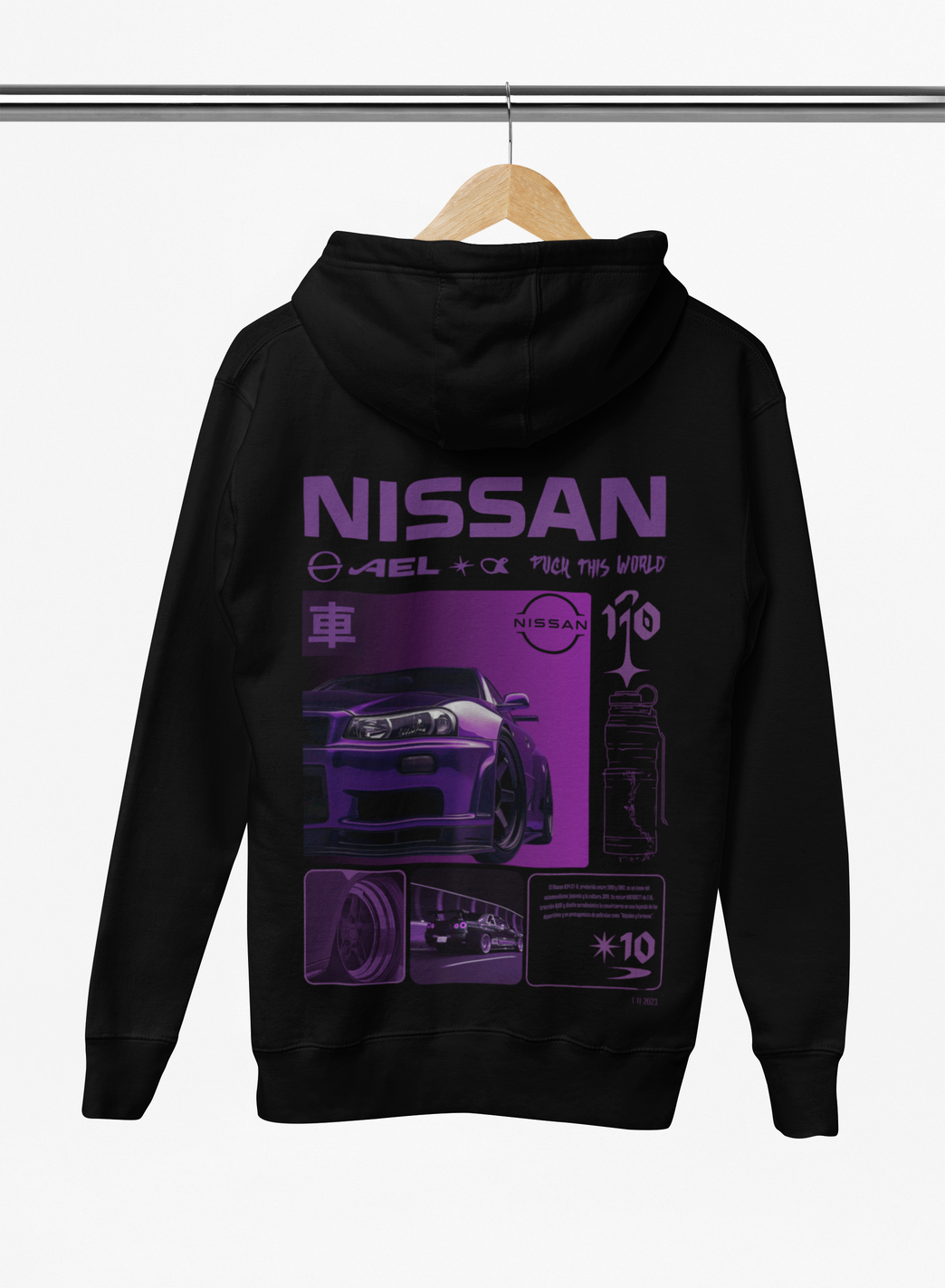 NISSAN GTR R34 HOODIE